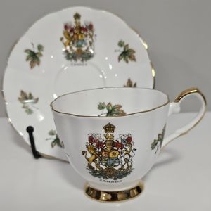 Canadian themed Taylor & Kent teacup and saucer